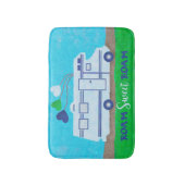 RV Motorhome Roam Sweet Roam Cute Camper Travel Badmat (Voorkant Verticaal)