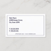 RV Motorhome Service Visitekaartje (Achterkant)