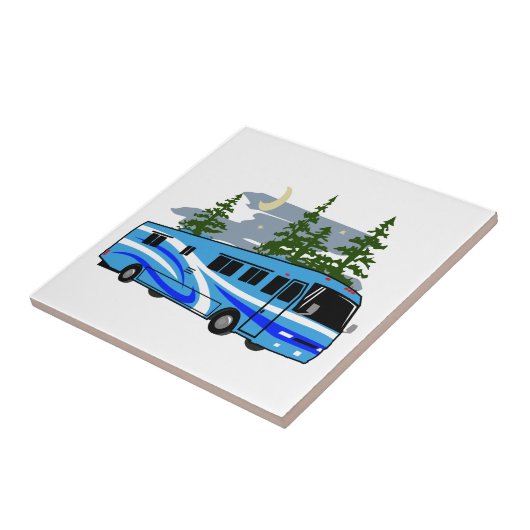 RV Motorhome Tegeltje (Zijkant)