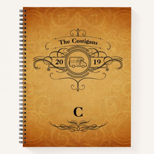 RV Motorhome Travel Journal Notitieboek (Voorkant)