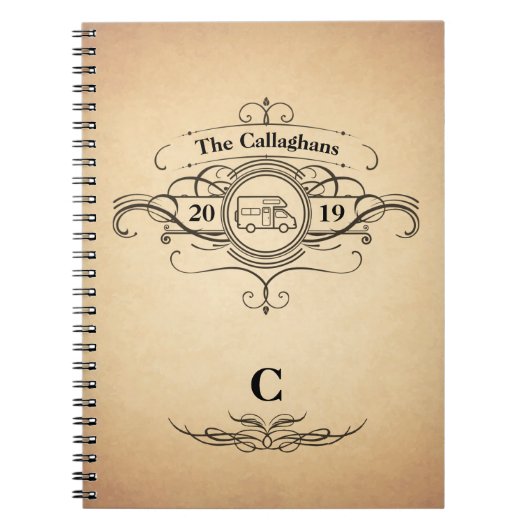  RV Motorhome Travel Journal Notitieboek (Voorkant)