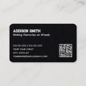 RV Motorhome Visitekaartje (Achterkant)