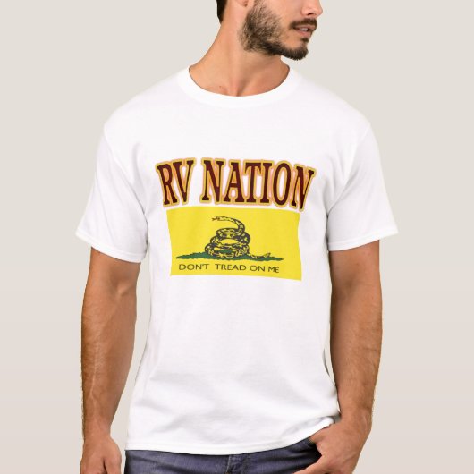 RV NATION BEHANDELT ME NIET T-SHIRT (Voorkant)