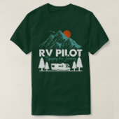 RV-piloot die de reis verzorgt T-shirt (Design voorkant)