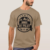 RV Pilot Funny Motorhome RV Travel for Men T-shirt (Voorkant)