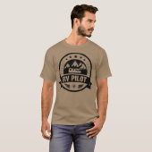 RV Pilot Funny Motorhome RV Travel for Men T-shirt (Voorkant volledig)