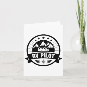 RV Pilot Funny Motorhome RV Travel Voor Mannen Vro Kaart