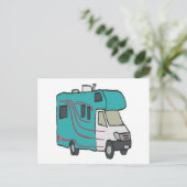 RV recreatief voertuig Briefkaart (Staand voorkant)