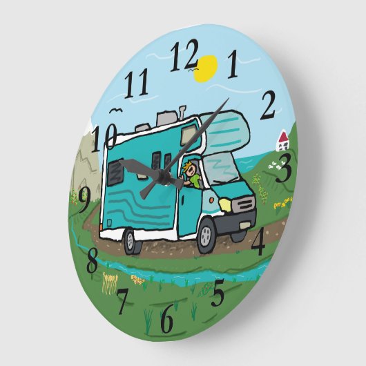 RV recreatief voertuig Grote Klok (Hoek)