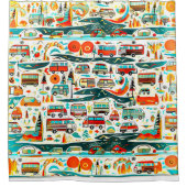 RV-reizen Douchegordijn (Voorkant)