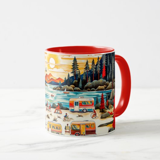 RV-reizen Mok (Voorkant rechts)