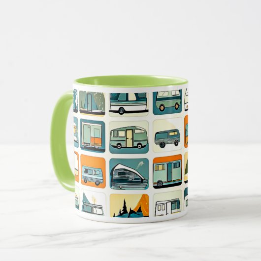 RV-reizen Mok (Voorkant links)