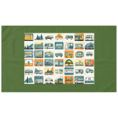 RV-reizen Tafelkleed (Voorkant (Horizontaal))