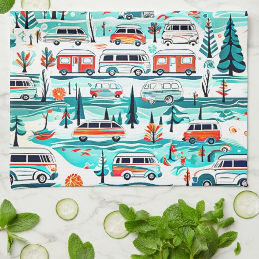 RV-reizen Theedoek (Gevouwen)