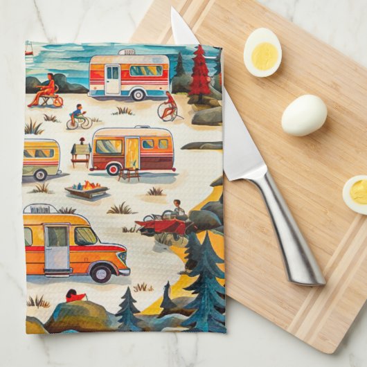 RV-reizen Theedoek (Quarter Fold)