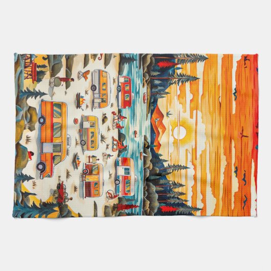 RV-reizen Theedoek (Horizontaal)