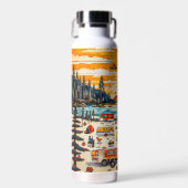 RV-reizen Waterfles (Voorkant)