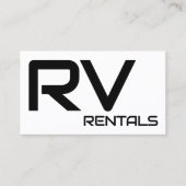 🚐 RV Rentals Aangepaste QR Visitekaartje (Voorkant)