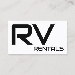 🚐 RV Rentals Aangepaste QR Visitekaartje