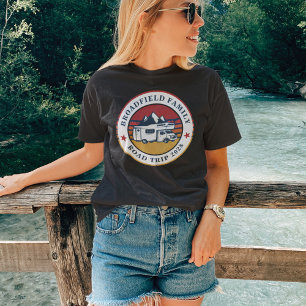 RV Road Trip mam Matching Family Vacation Campers T-shirt