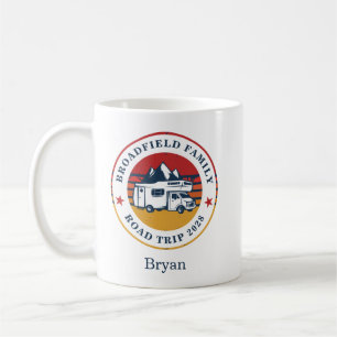 RV Road Trip Matching Dad Family Vacation Keepslag Koffiemok