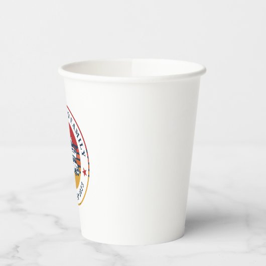 RV Road Trip Papa Matching Familie Zomer Vakantie Papieren Bekers (Links)