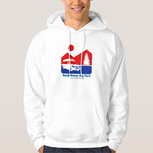RV Roadtocht Sweatshirt - Small House Big Yard (Voorkant)
