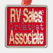 RV Sales Associate Extraordinaire Metalen Ornament (Voorkant)
