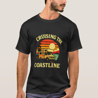 RV strand kamperen cruise de kustlijn vakantie C T-shirt