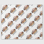 RV Tent Trailer "Thuis is waar je het parkeren" Cadeaupapier (Vlak)