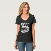 RV There Yet Outdoor Nature Road Camping Trip T-shirt (Voorkant volledig)