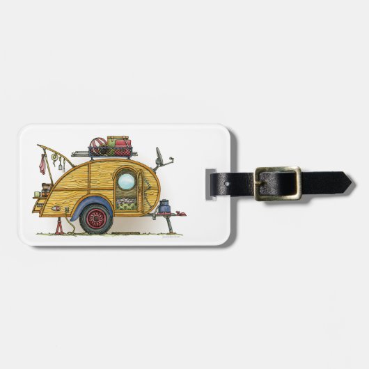 RV trappendienst met trappendienst Bagagelabel (Voorkant horizontaal)