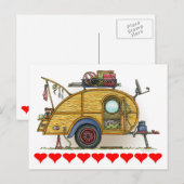 RV  trappendienst met trappendienst Briefkaart (Voorkant / Achterkant)