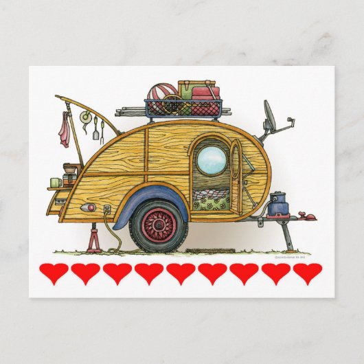 RV  trappendienst met trappendienst Briefkaart (Voorkant)
