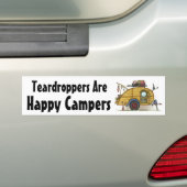 RV trappendienst met trappendienst Bumpersticker (Op auto)