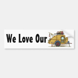 RV  trappendienst met trappendienst Bumpersticker