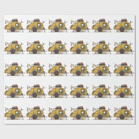 RV  trappendienst met trappendienst Cadeaupapier (Vlak)