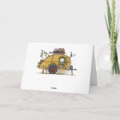 RV  trappendienst met trappendienst Feestdagen Kaart (Achterkant)