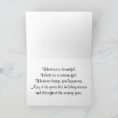 RV  trappendienst met trappendienst Feestdagen Kaart (Binnen)