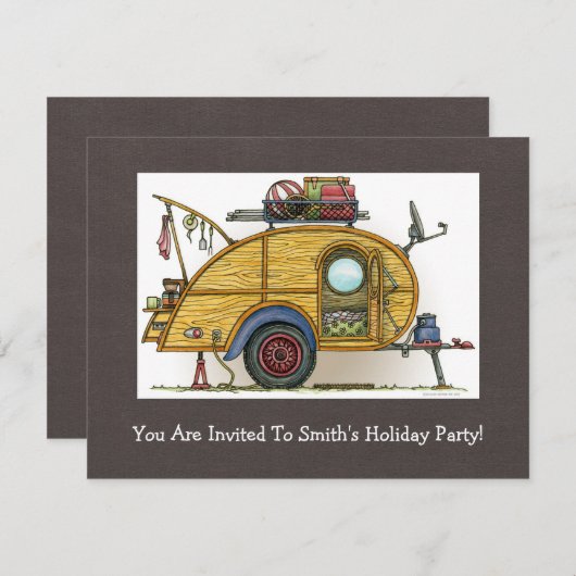 RV trappendienst met trappendienst Kaart (Voorkant / Achterkant)