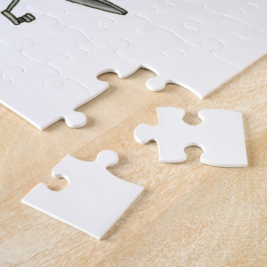 RV  trappendienst met trappendienst Legpuzzel (Zijkant)