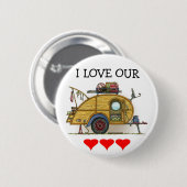 RV  trappendienst met trappendienst Ronde Button 5,7 Cm (Voorkant /achterkant)