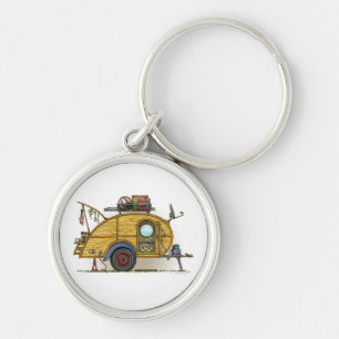 RV  trappendienst met trappendienst Sleutelhanger