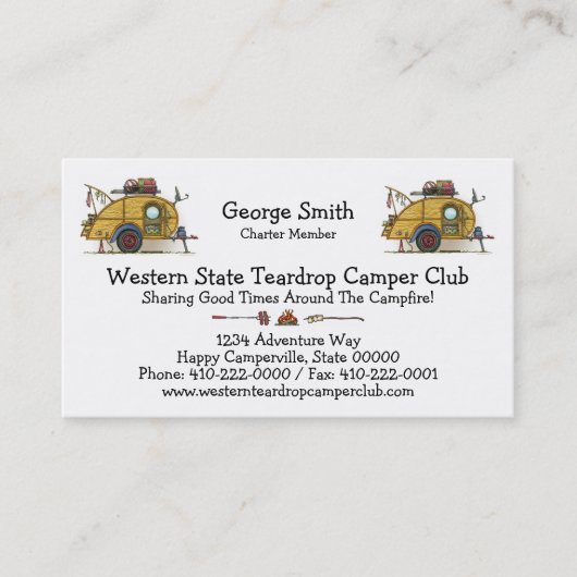 RV trappendienst met trappendienst Visitekaartje (Voorkant)