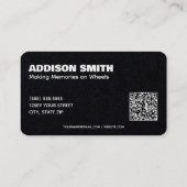 RV Verhuur Custom QR Premium Visitekaartje (Achterkant)