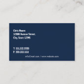 RV verhuurservice Visitekaartje (Achterkant)