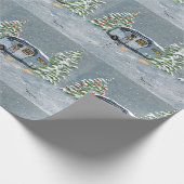 RV voltijds in de winter Cadeaupapier (Hoek)