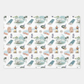 RV Vrachtwagen Camper Bos Avontuur Camping Patroon Inpakpapier Vel (Voorkant 2)