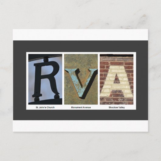 RVA-fotocollage Briefkaart (Voorkant)