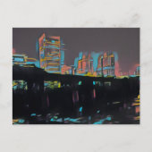 RVA in het nachtelijke Briefkaart (Voorkant)